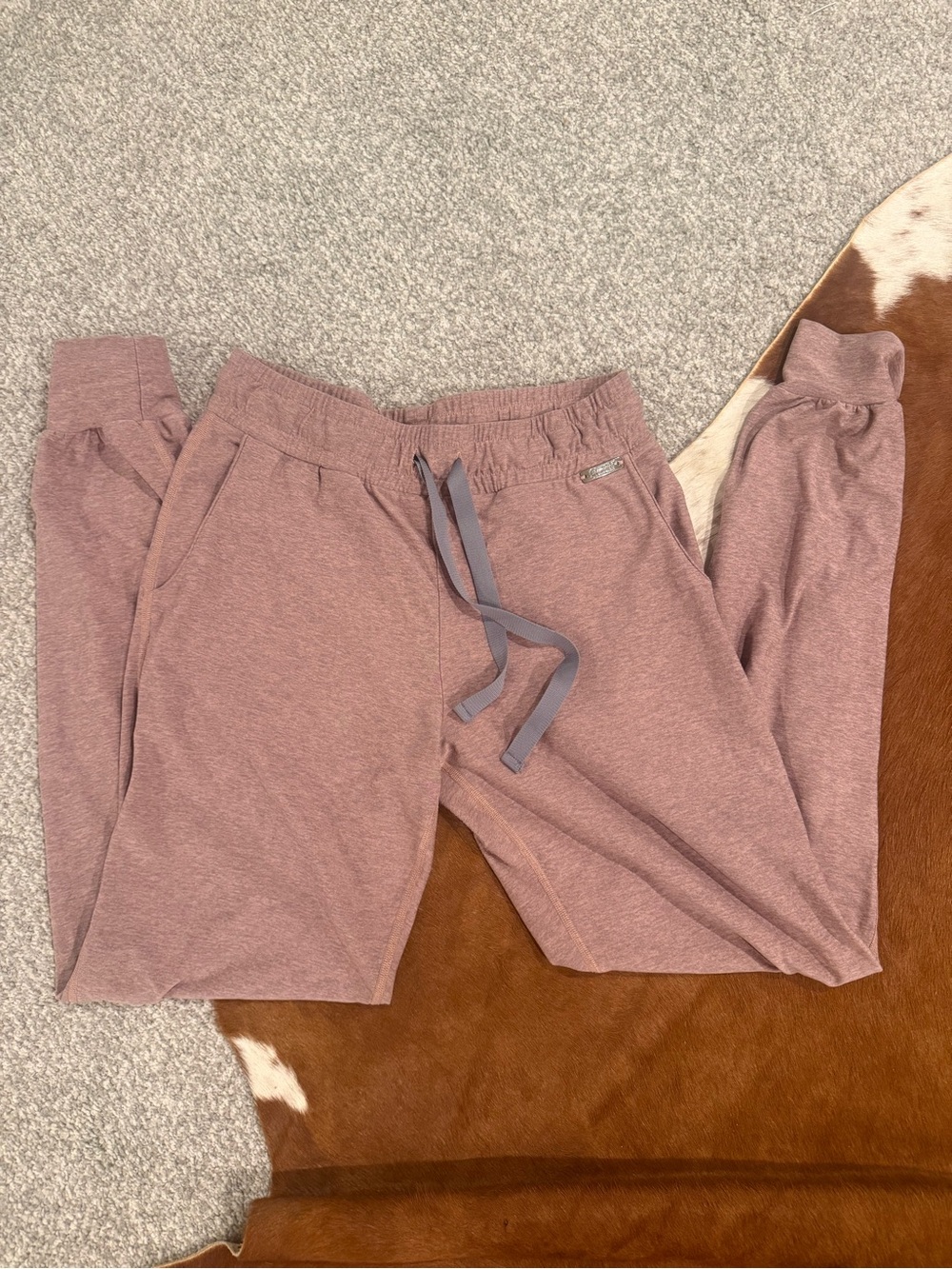 Bombshell Sportswear Mauve Track Joggers